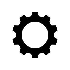 Gear vector icon isolated,cogs,Settings with flat style