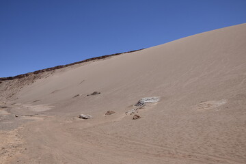 Valle de la Muerte (Death Valley) or Mars Valley, near San Pedro de Atacama town in Atacama Desert, Chile