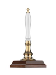 Blank Beer Pump template, 3d render illustration.