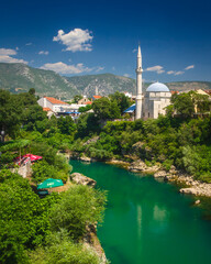 In the old town of Mostar