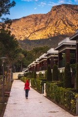 View to the insides of Beldibi village