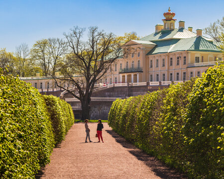 View to the palace of Oranienbaum