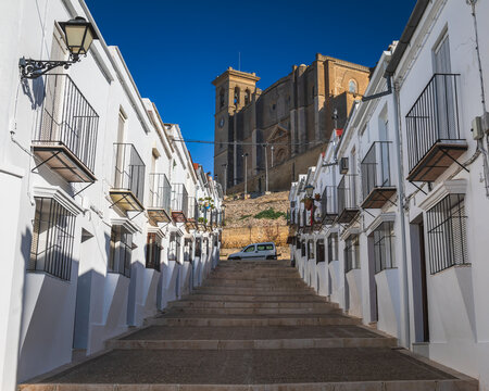 One the streets in the old town of Osuna