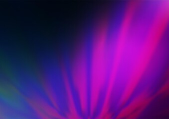 Dark Pink, Blue vector blurred shine abstract background.