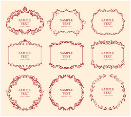 飾り枠　フレーム　クラシック
