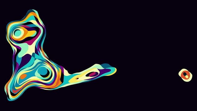 Psychedelic moving background
