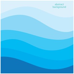 Abstract Water wave design background