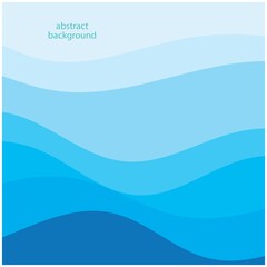 Abstract Water wave design background