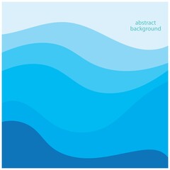 Abstract Water wave design background