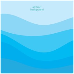 Abstract Water wave design background