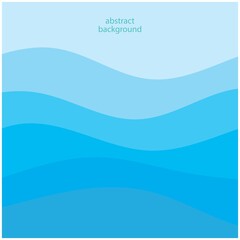 Abstract Water wave design background