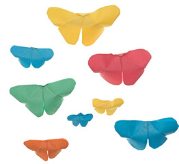 Origami butterflies