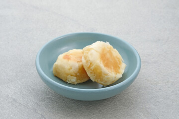 Bakpia, Bakpia Pathok is a typical Yogjakarta food made from a mixture of green beans, cheese and sugar, which is wrapped in flour, then baked. 