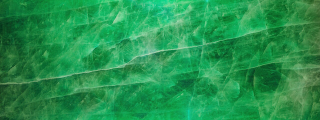 Abstract green colored quartz texture background banner - obrazy, fototapety, plakaty
