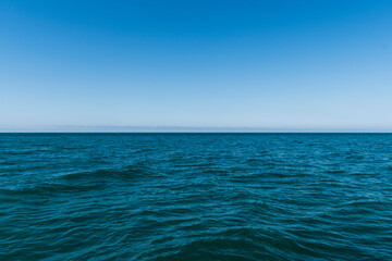 Fototapeta na wymiar blue sea and sky