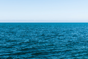 Obraz premium blue sea and blue sky