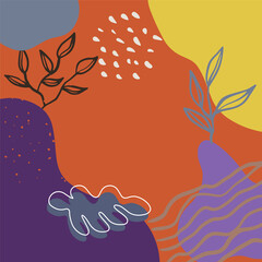 Trendy editable template for social networks stories, vector illustration. Design backgrounds for social media.