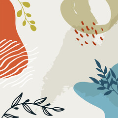 Beautiful flower collection of posters with roses, leaves, floral bouquets, flower compositions. Notebook post square social media template covers