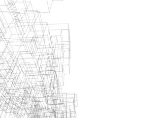 abstract geometric shape architectural background