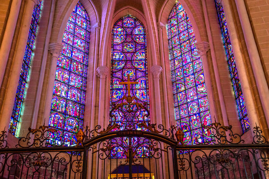 Cathedral of Our Lady of Chartres , France, interiors