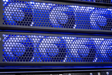 the air cooling system of the controlled switchboard, system units