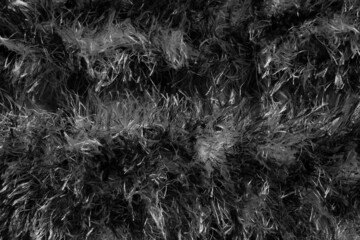Silver gray faux fur. Background. Close up. Photo