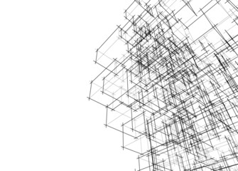 abstract geometric shape architectural background