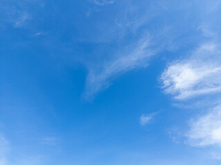 blue sky with clouds