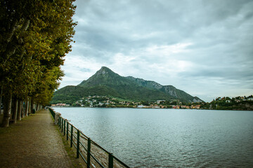 view of the lake Como