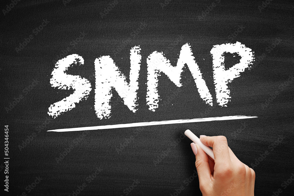 Poster snmp - simple network management protocol is an internet standard protocol for collecting and organi