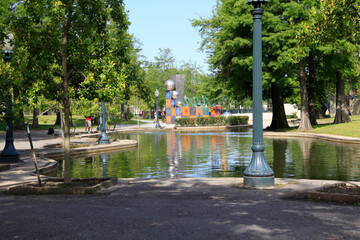 Louis Armstrong Park in New Orleans, Louisiana, USA  -
Louis Armstrong Park in New Orleans,...