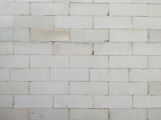 white brick wall texture background, wall concept rural