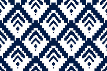 Geometric ethnic seamless pattern in tribal. American, mexican style. Aztec abstract art. Design for background, wallpaper, vector illustration, fabric, clothing, carpet, textile, batik, embroidery.