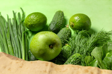 Delivery or purchase of health food products. Green food, vegetables, fruits, herbs