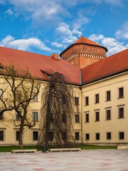 Zamek Królewski na Wawelu w Krakowie na wiosnę © Michal45