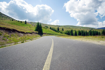 beautiful mountain road