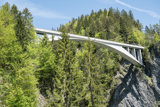 Salginatobelbrücke ob Schiers, Kanton Graubünden, Schweiz
