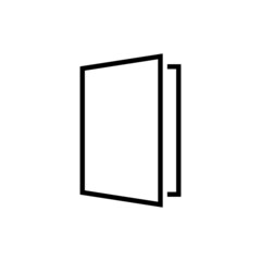 Open door simple icon
