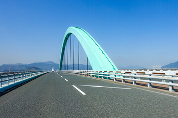 新北九州空港線の新北九州空港連絡橋（福岡県）