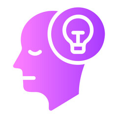 Idea gradient icon