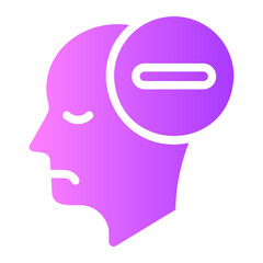 negative gradient icon