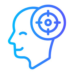 Target gradient icon