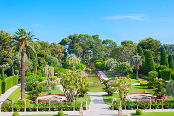 Exotischer Garten nahe Monaco, Frankreich