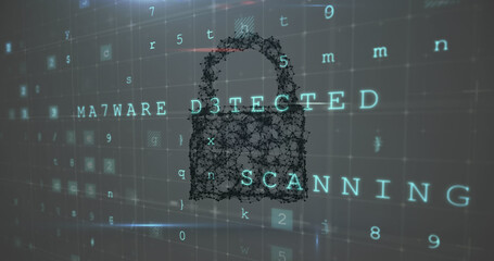 Digital padlock with security features 4k