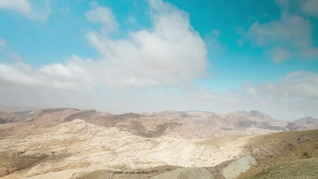 Jordan desert time lapse