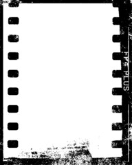 film frame with a transparent background - obrazy, fototapety, plakaty