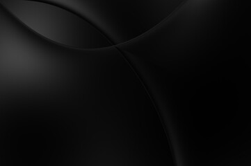 Luxury dark background for website, poster, brand identity, brochure, presentation template. Premium design with wavy shapes.  Abstract background with ripples. Decoration for banner or cover design.