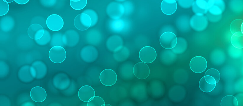Conceptual lights wallpaper. Beautiful Abstract multicolored bokeh circles background with particles. Vibrant de-focused illustration with space to display your text or title.