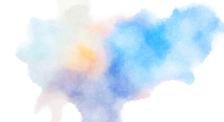 Obraz premium Watercolor painted background. Abstract Illustration wallpaper. Brush stroked painting. 2D Illustration.