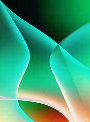 Abstract background. Fluid color gradient waves, with dynamic motion. Neon colorful abstract design of light waves. Illustration For Wallpaper, Banner, Background, Card, Book Illustration, website.
